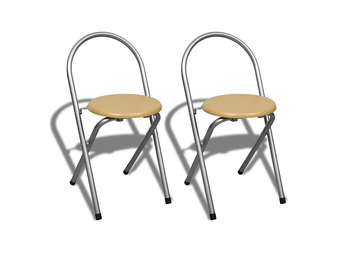 Juego de barra de desayuno plegable con 2 sillas