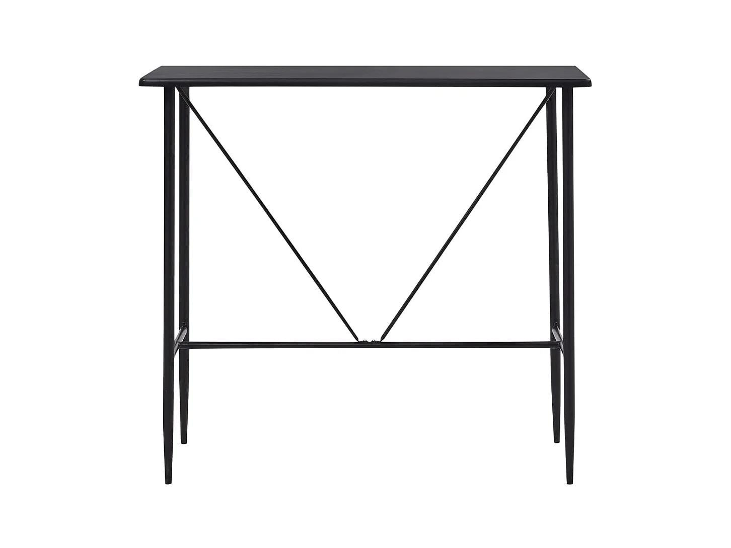 Juego de bar de 5 piezas, tela gris oscuro