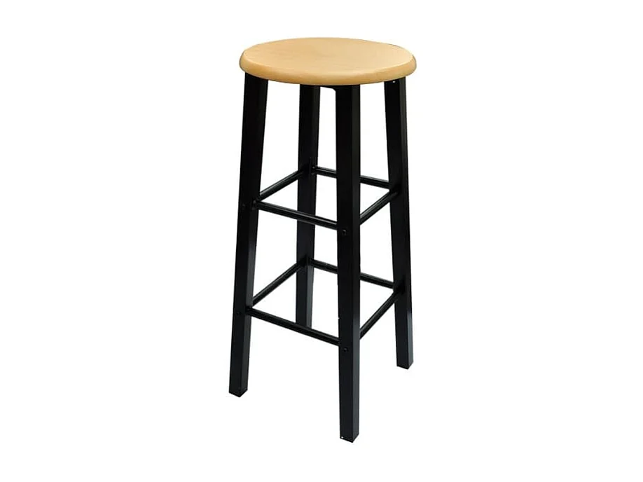 Juego de mesa de comedor de madera marrón rojiza con acero negro