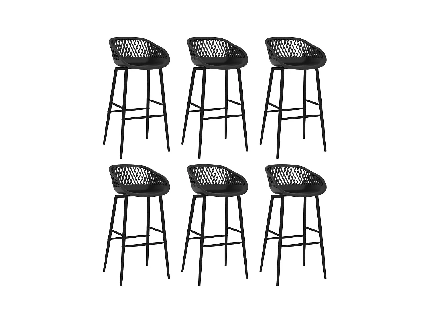 Ensemble de bar 7 pcs Noir