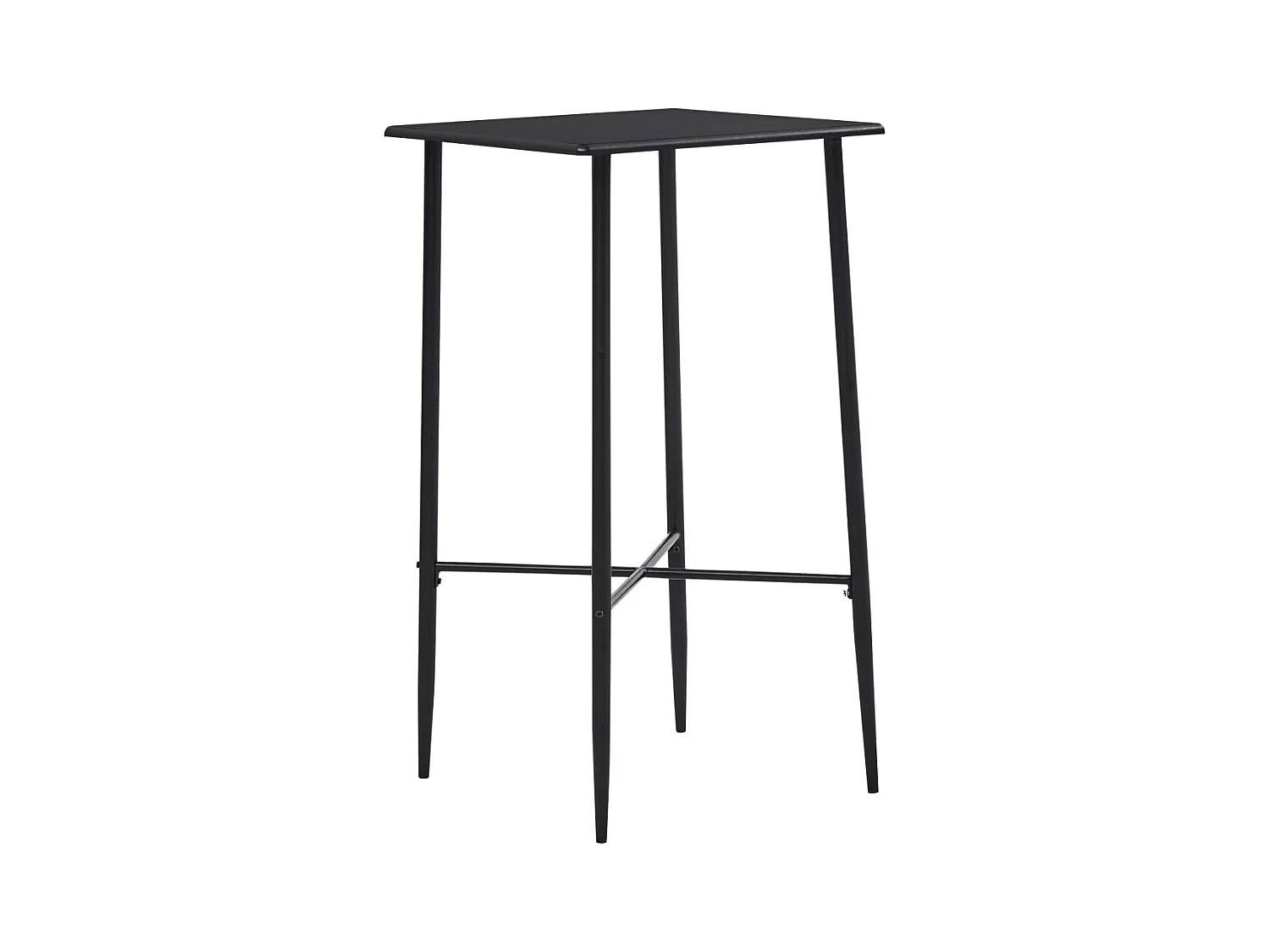 Juego de bar de 3 piezas en tela negra