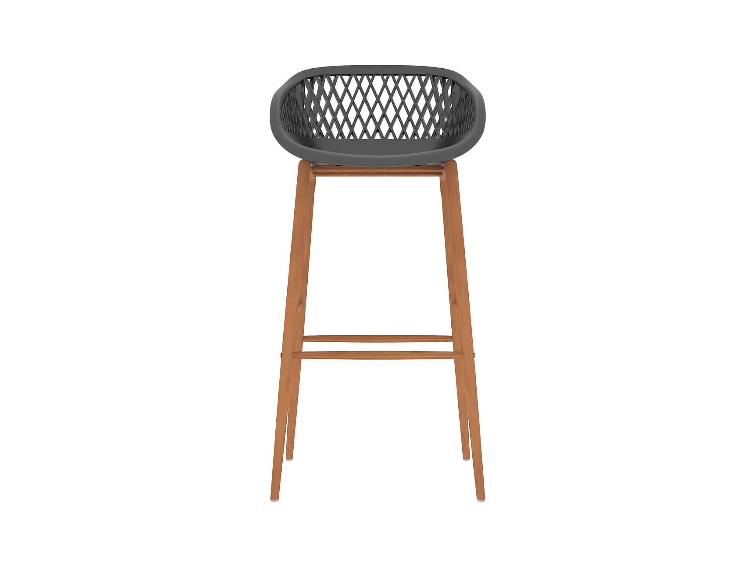 Juego de barra de 5 piezas, negro y gris