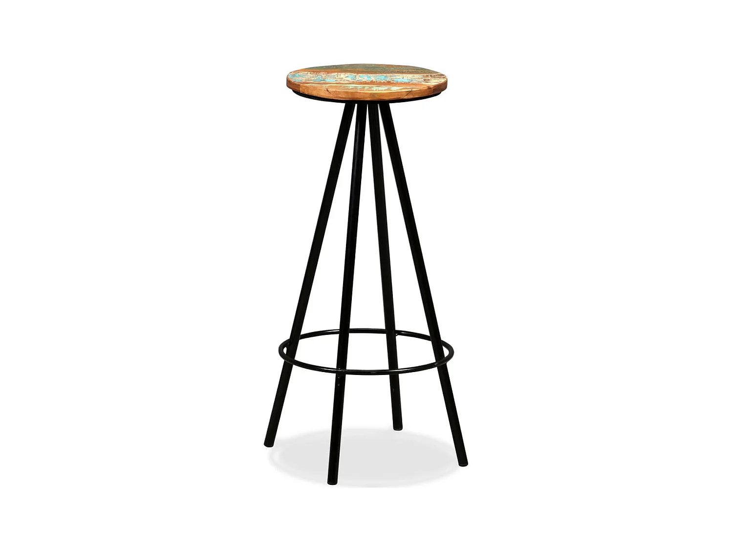 Juego de bar de 3 piezas Madera maciza recuperada