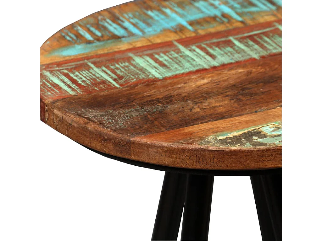 Juego de bar de 3 piezas Madera maciza recuperada