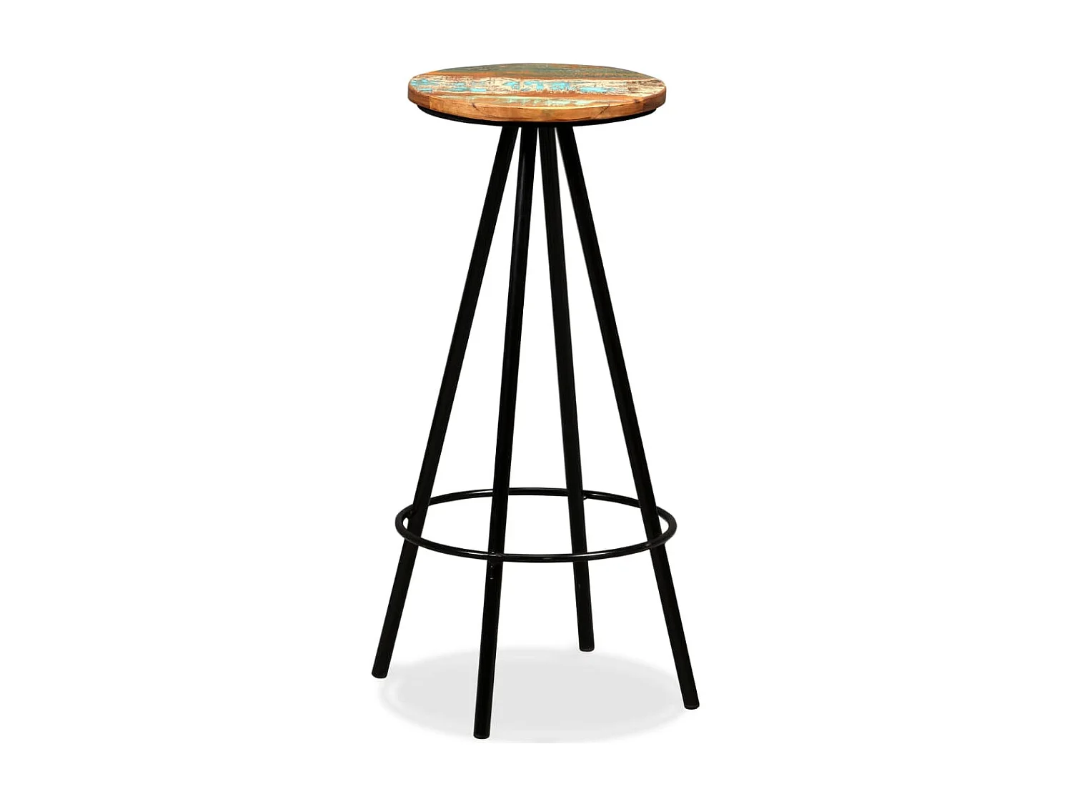 Set da bar da 3 pezzi in legno massello di recupero