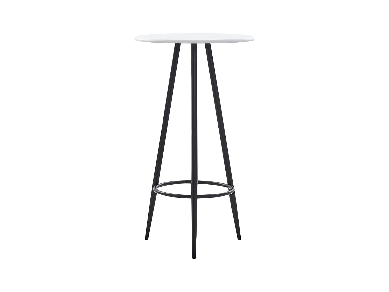 Juego de barra de 5 piezas, plástico negro