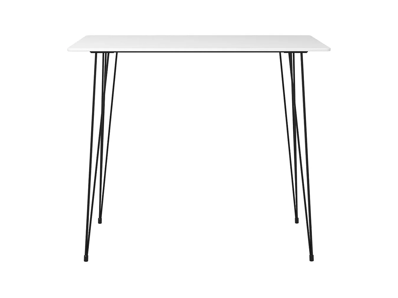 Juego de bar de 5 piezas, blanco y gris