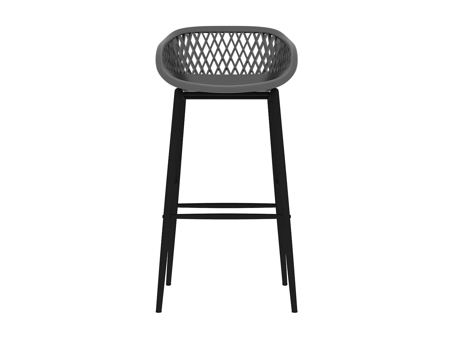 Ensemble de bar 5 pcs Blanc et gris