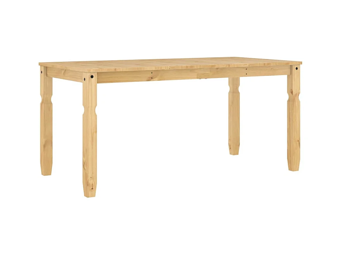 Juego de comedor Panamá de 3 piezas en madera maciza de pino