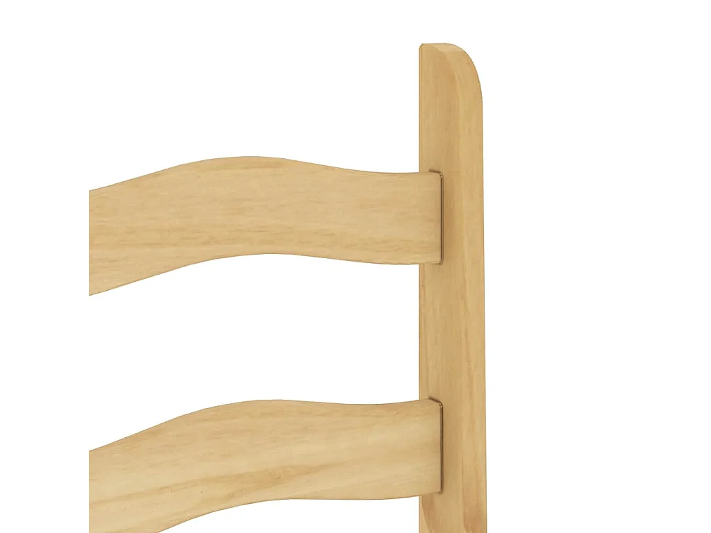 Juego de comedor Panamá de 3 piezas en madera maciza de pino