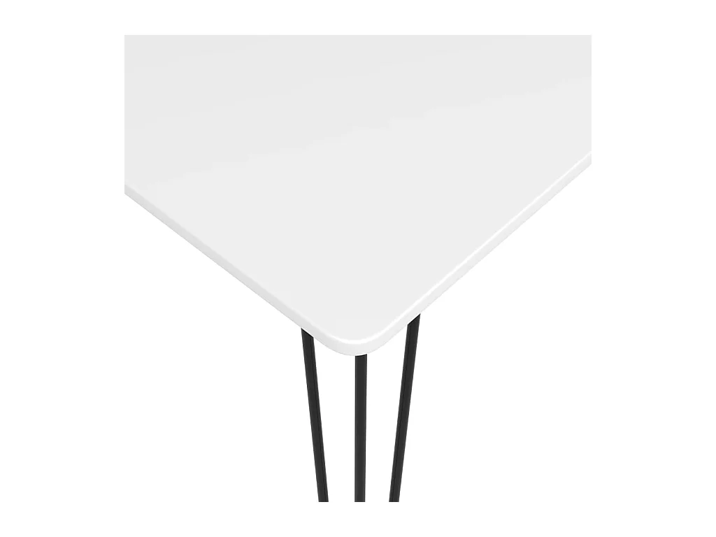 Juego de bar de 5 piezas, blanco y negro