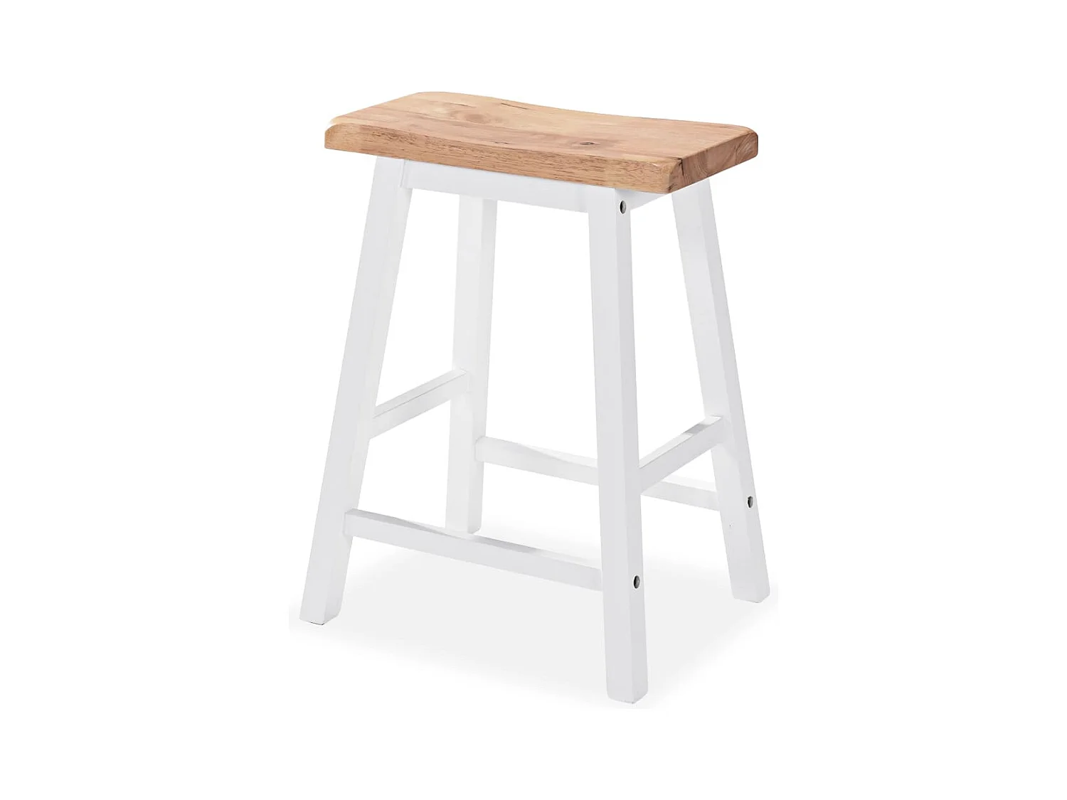 Juego de bar de 3 piezas MDF Blanco