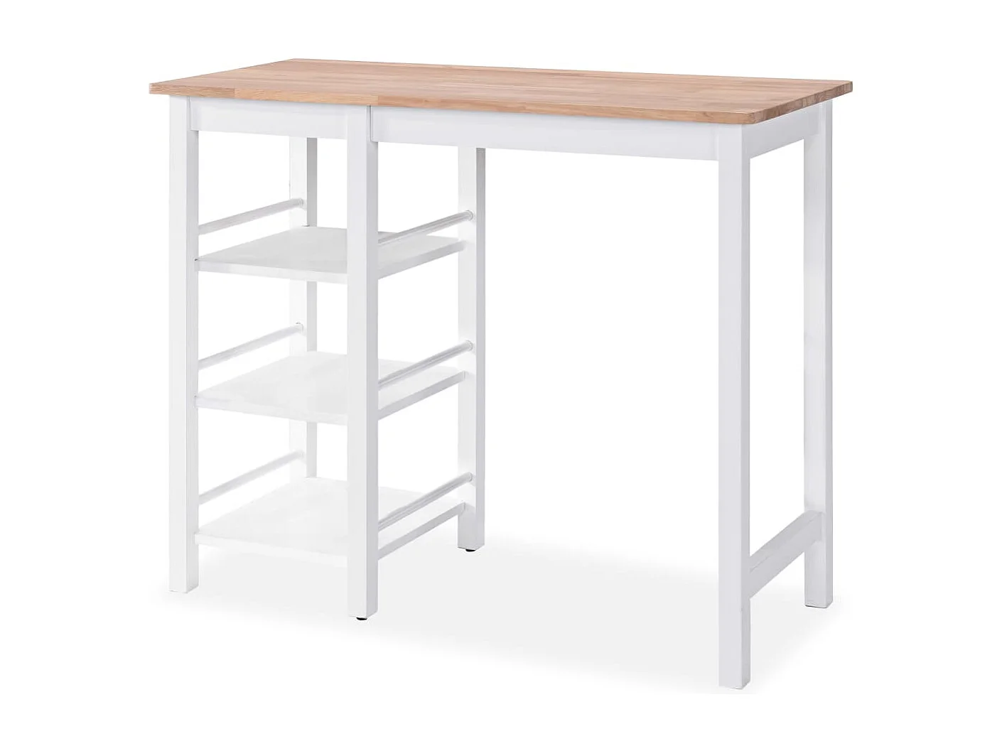 Set bar 3 pezzi MDF bianco