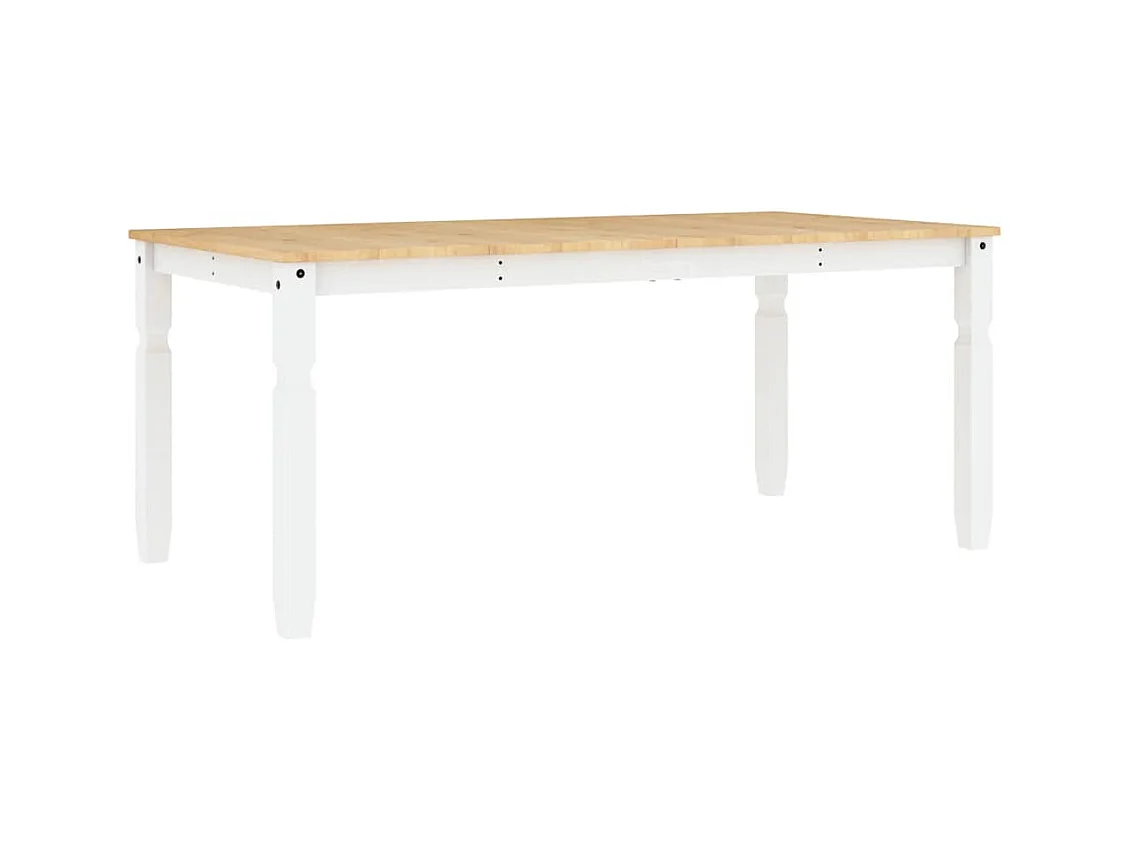 Panama 3-delige eetkamerset wit massief grenenhout