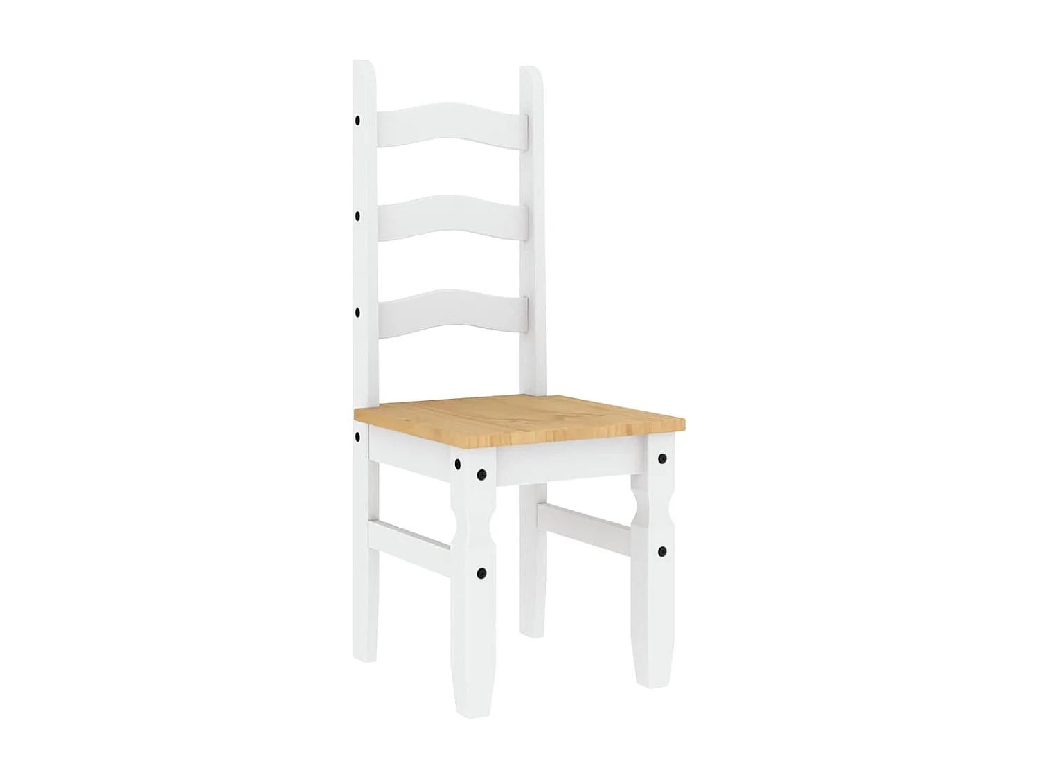 Panama 3-delige eetkamerset wit massief grenenhout