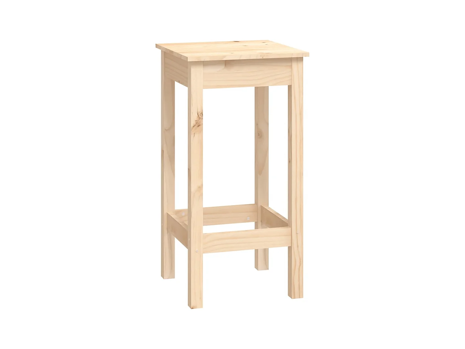 9-delige barset van massief grenenhout