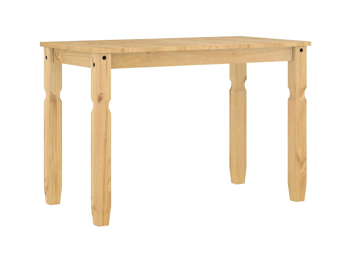 Juego de comedor Panamá de 3 piezas en madera maciza de pino