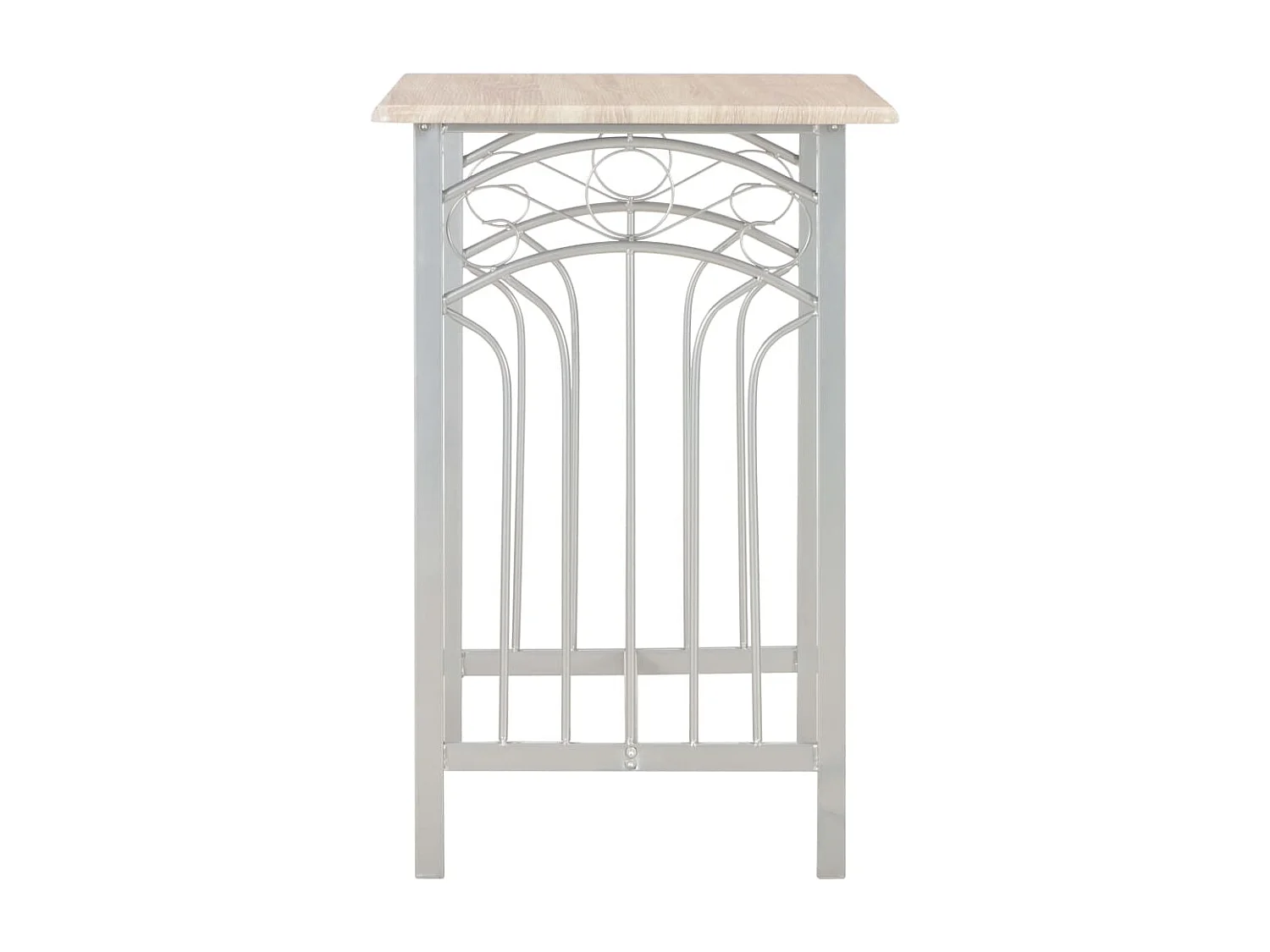 Set da bar da 3 pezzi, legno e acciaio