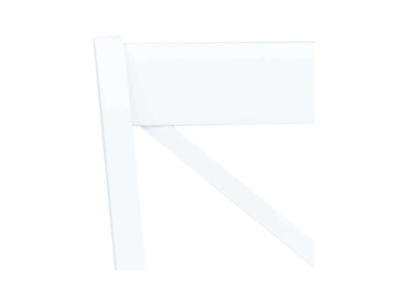 Eettafelset 5-delig, rubberhout, wit