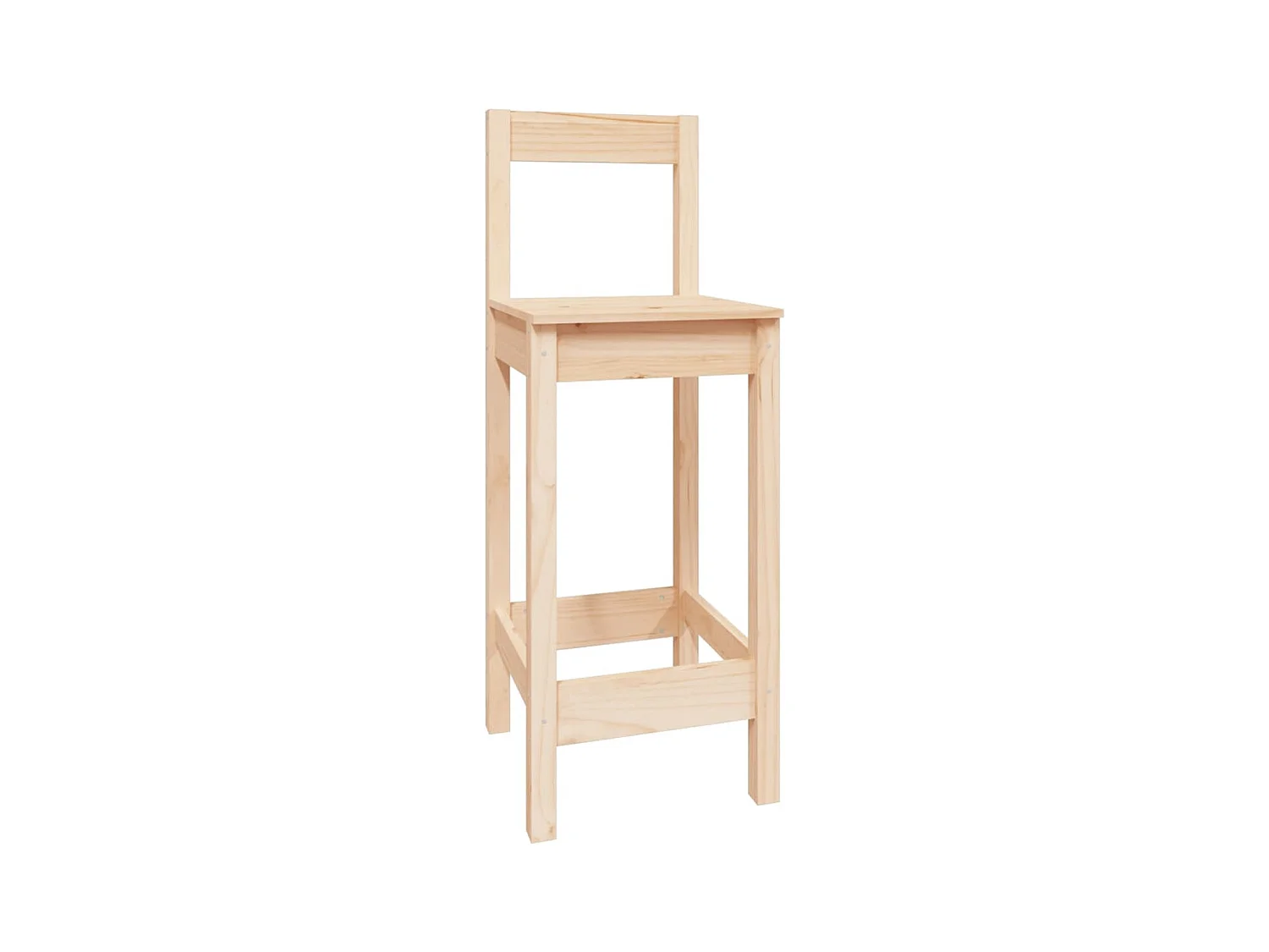 5-delige barset van massief grenenhout