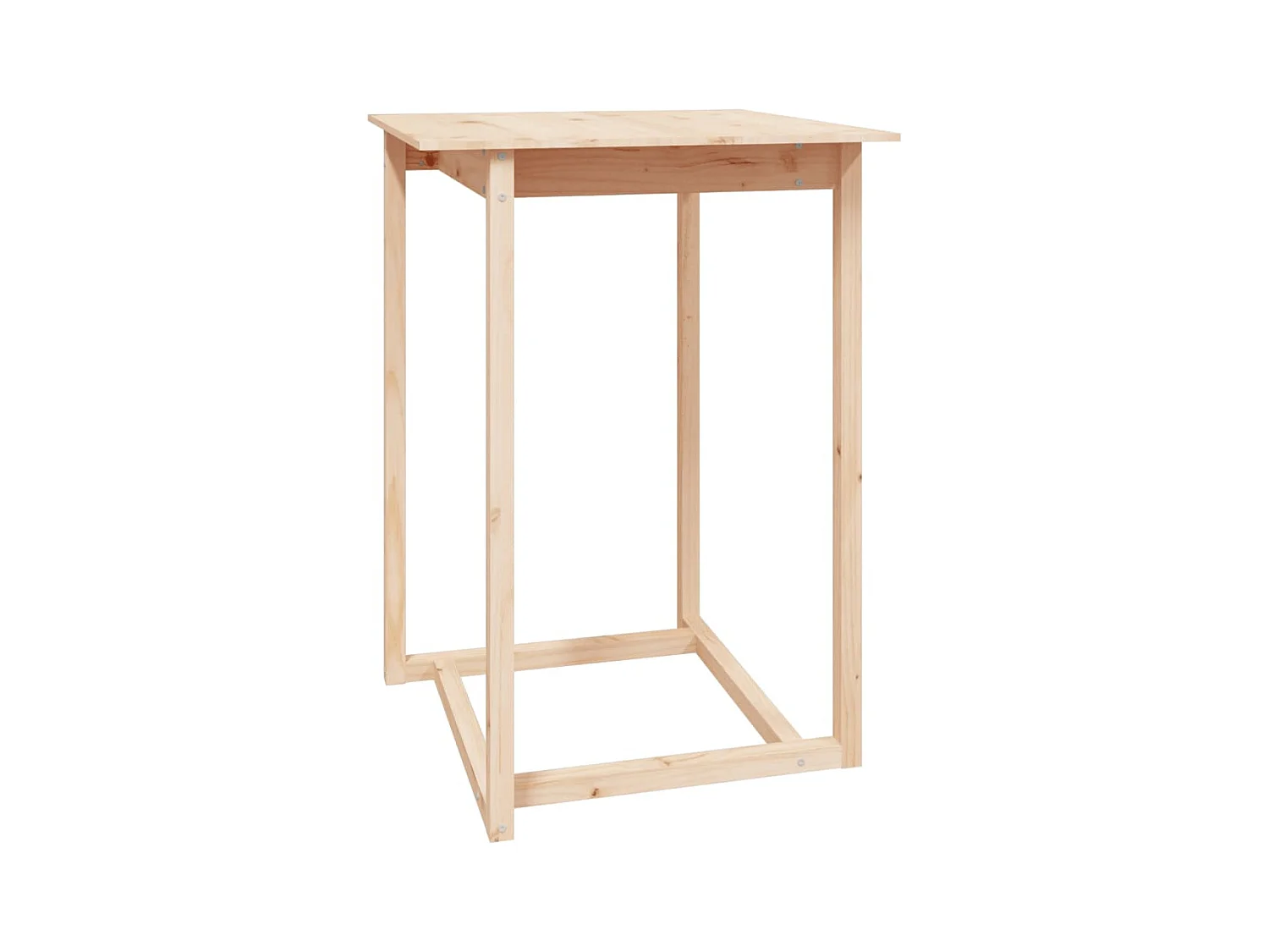 5-delige barset van massief grenenhout