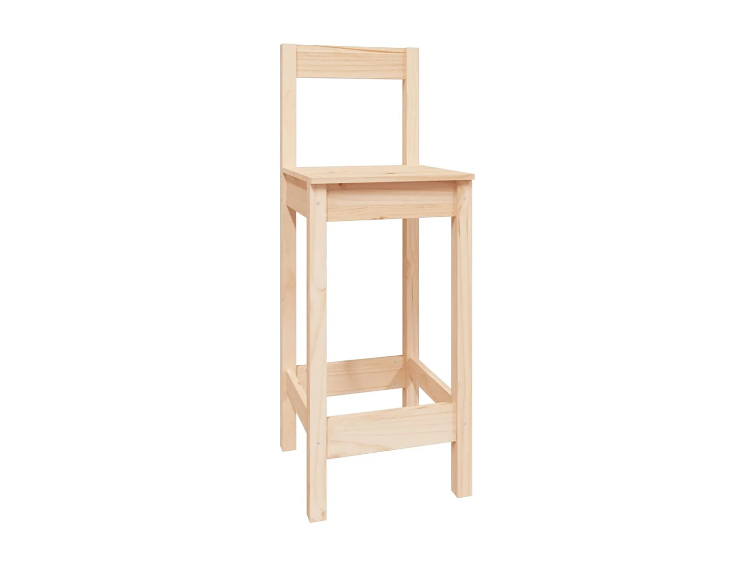 Set da bar da 5 pezzi in legno massello di pino