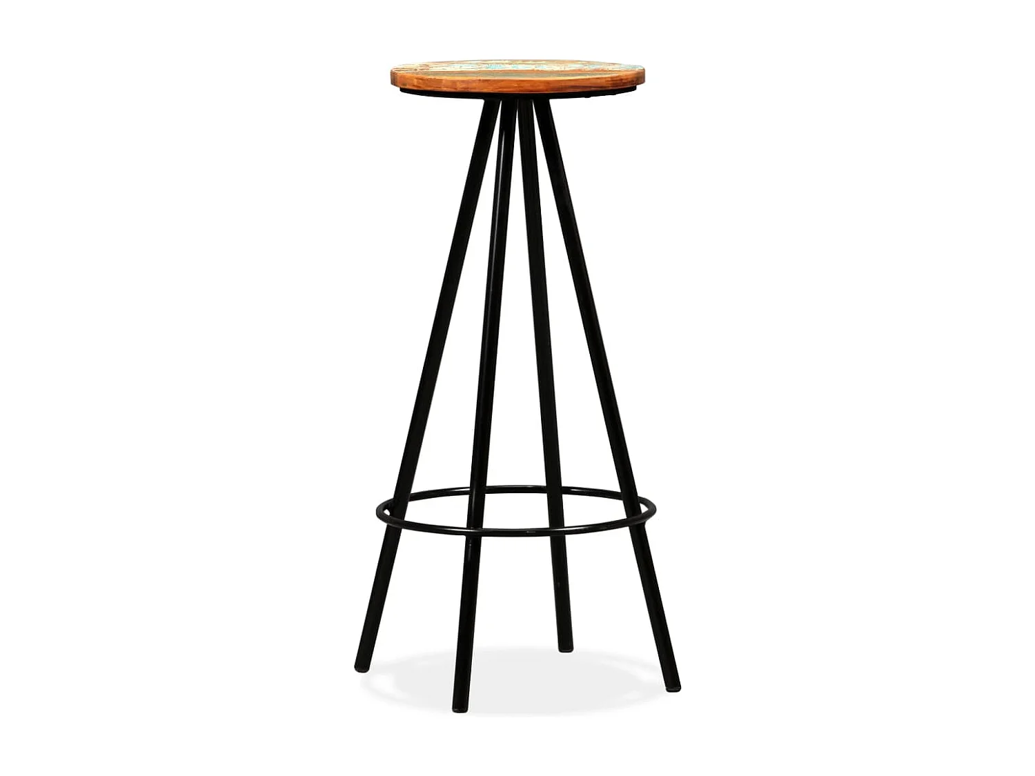 Set da bar da 3 pezzi in legno massello di acacia di recupero