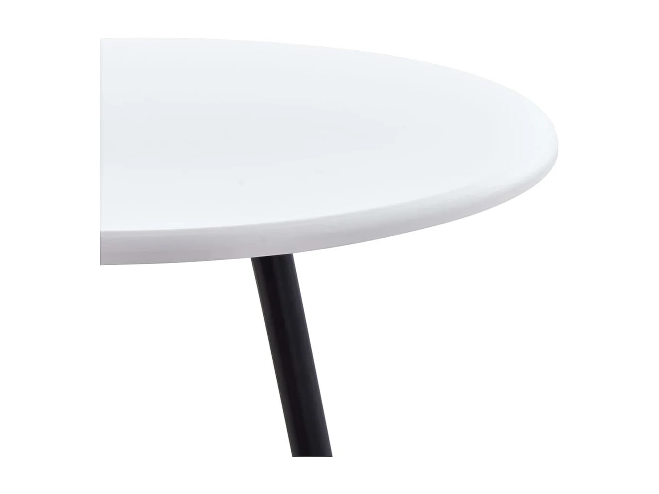 Juego de barra de 3 piezas, plástico negro