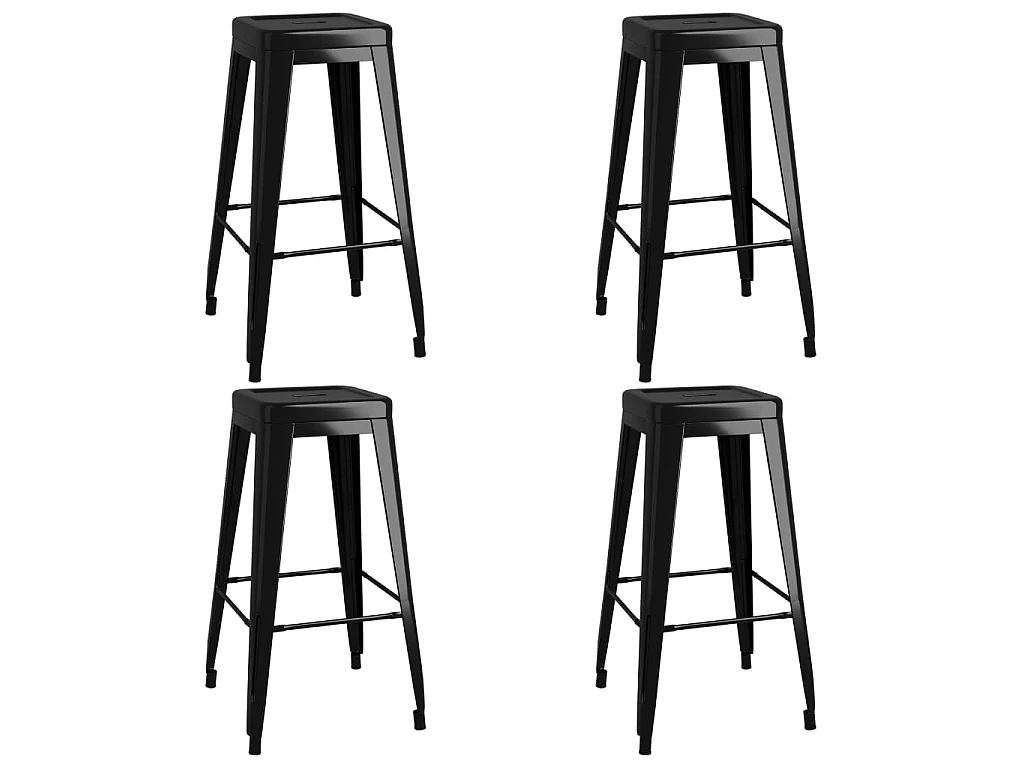 5-teiliges Barset Schwarz