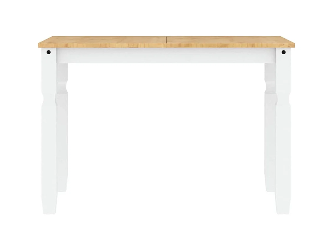 Panama 5-delige eetkamerset wit massief grenenhout