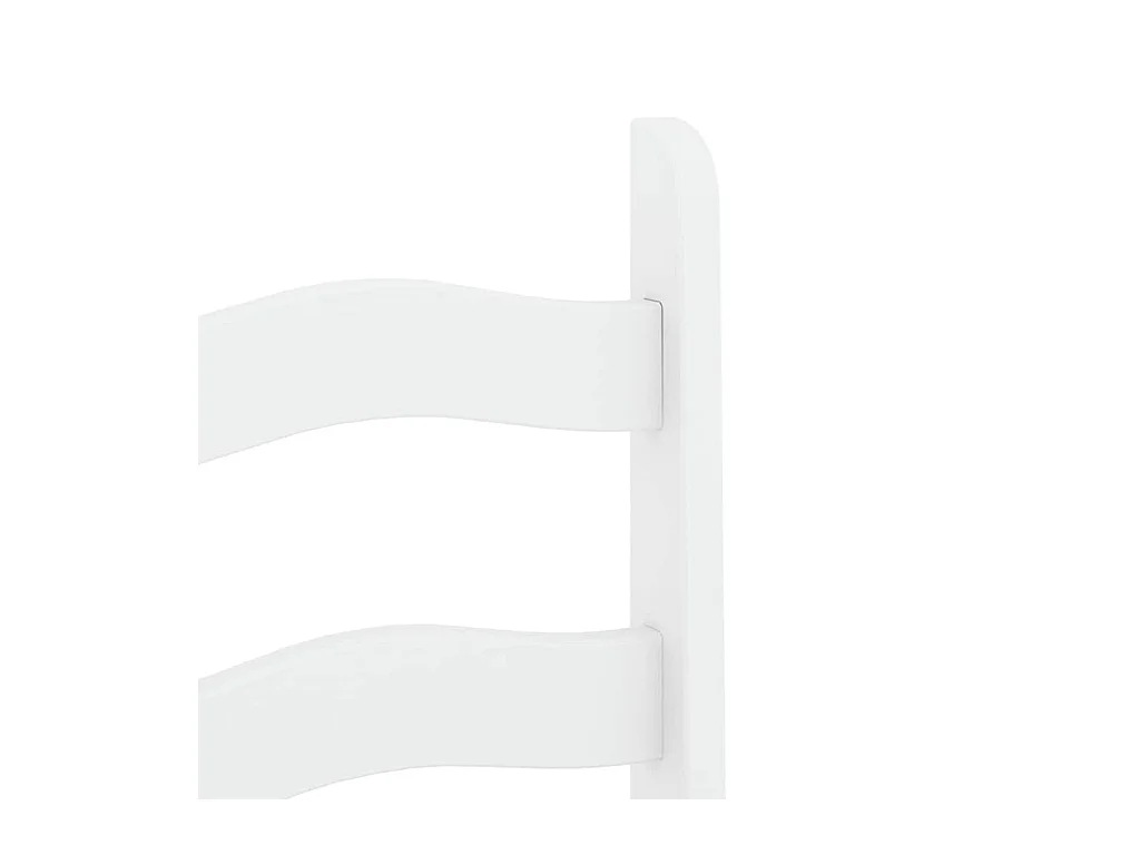 Panama 5-delige eetkamerset wit massief grenenhout