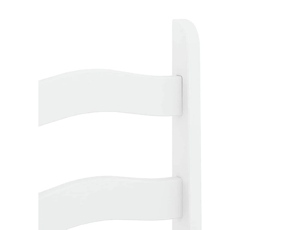 Ensemble à manger Panama 5 pcs blanc bois de pin massif