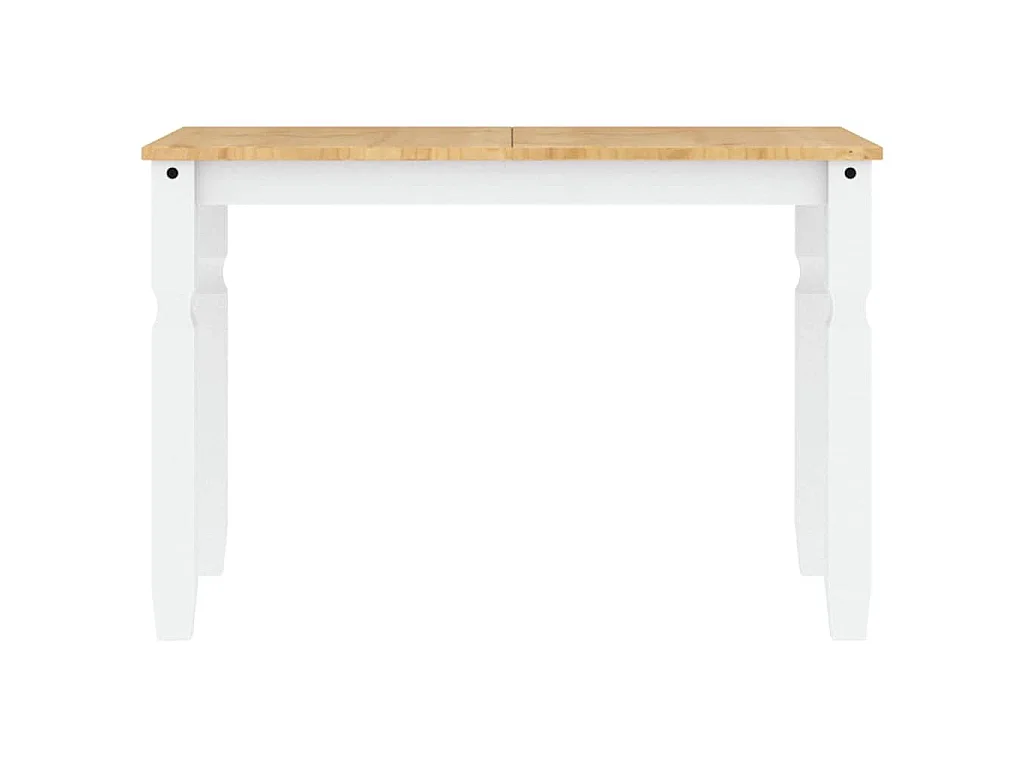 Ensemble à manger Panama 5 pcs blanc bois de pin massif