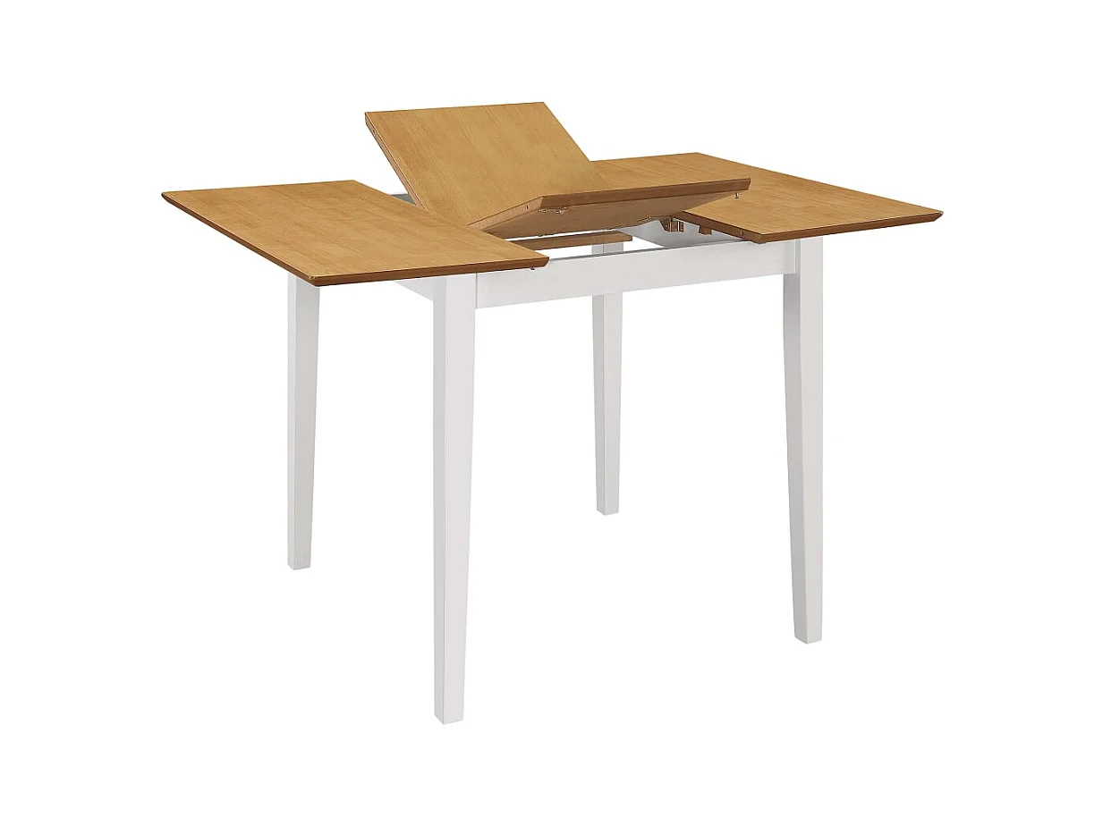Juego de comedor de 5 piezas MDF Blanco