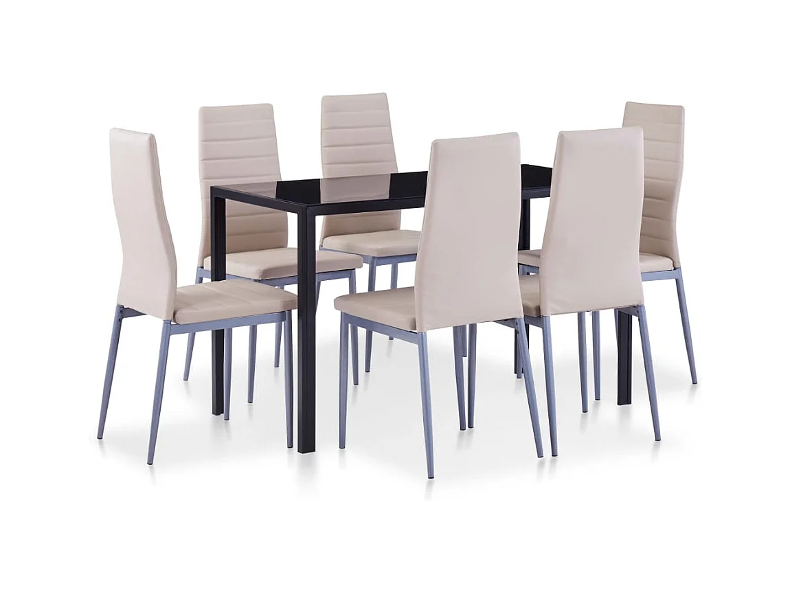 7-delige Cappuccino Eetset