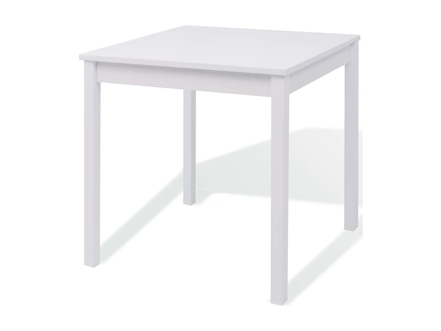 Set da pranzo da 5 pezzi in legno di pino bianco