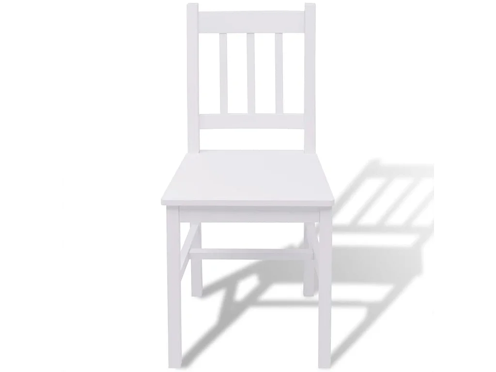 Set da pranzo da 5 pezzi in legno di pino bianco