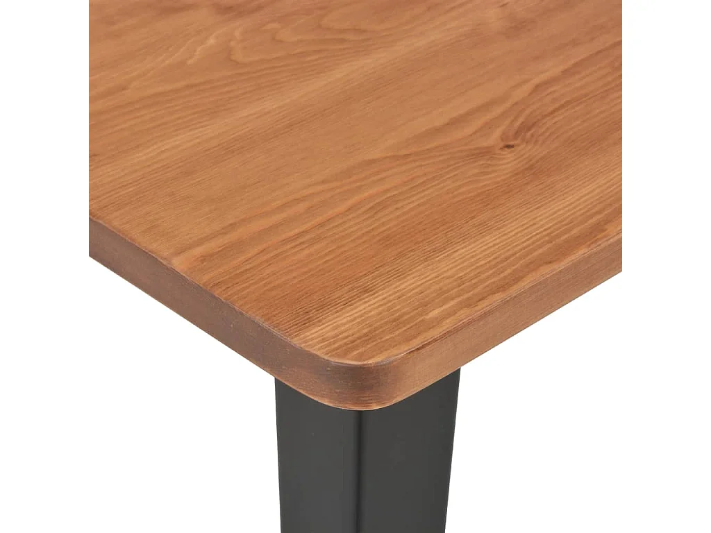 Conjunto de muebles de bar de 3 piezas, acero negro