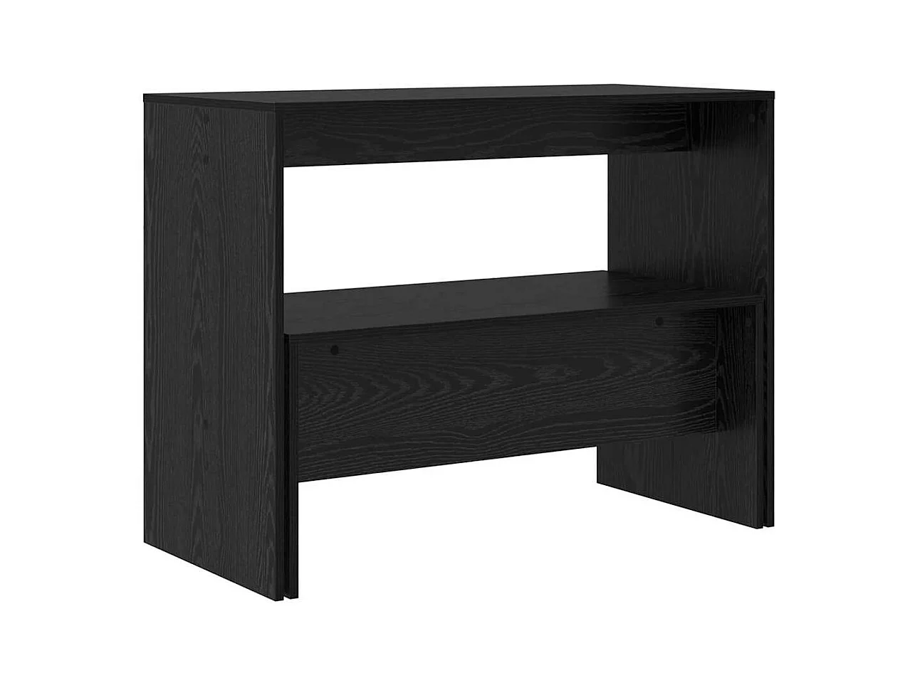 Eettafelset 2-delig Zwart eiken 97 x 47 x 75 cm