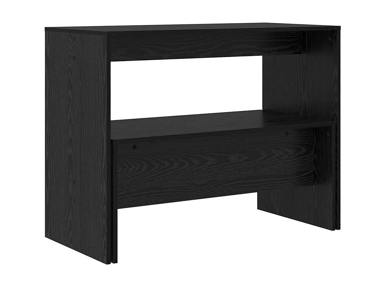 Juego de comedor de 2 piezas Roble negro 97 x 47 x 75 cm