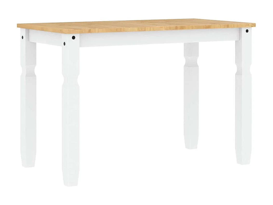 Panama 3-delige eetkamerset wit massief grenenhout