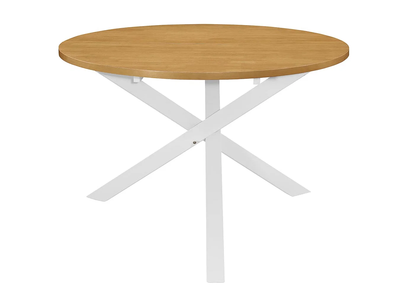 Juego de comedor de 5 piezas MDF Blanco
