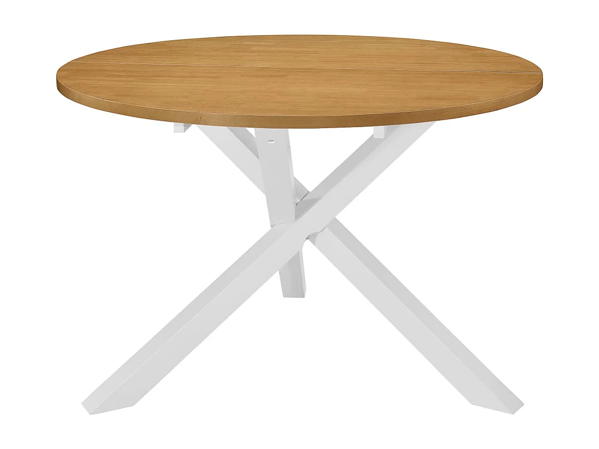 Juego de comedor de 5 piezas MDF Blanco