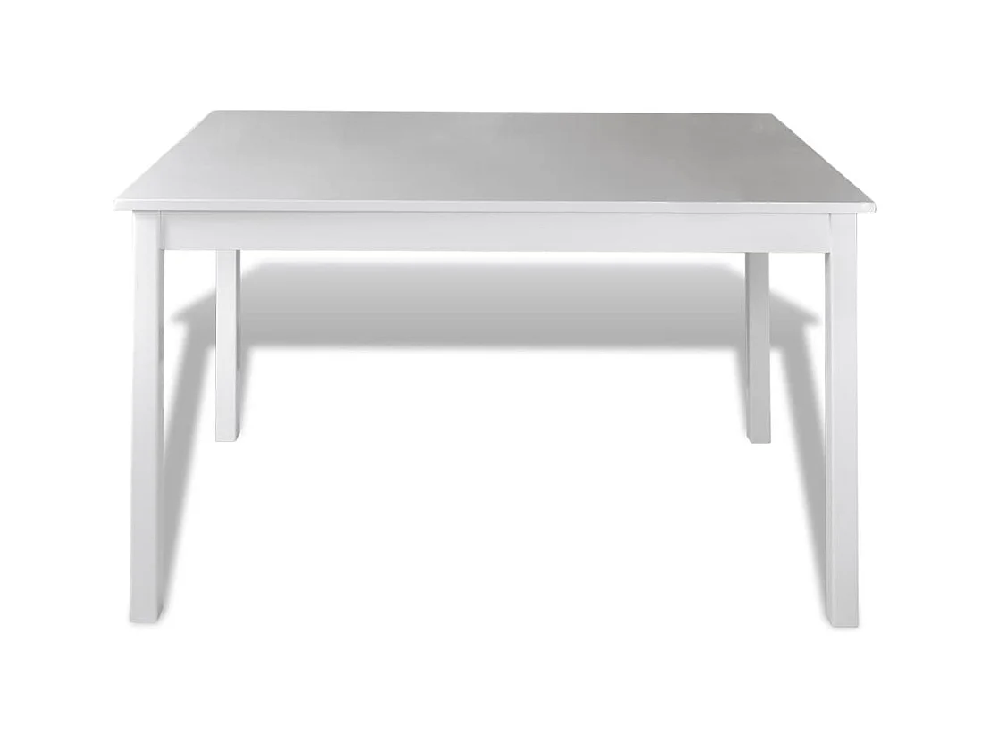 5-delige eetkamerset wit