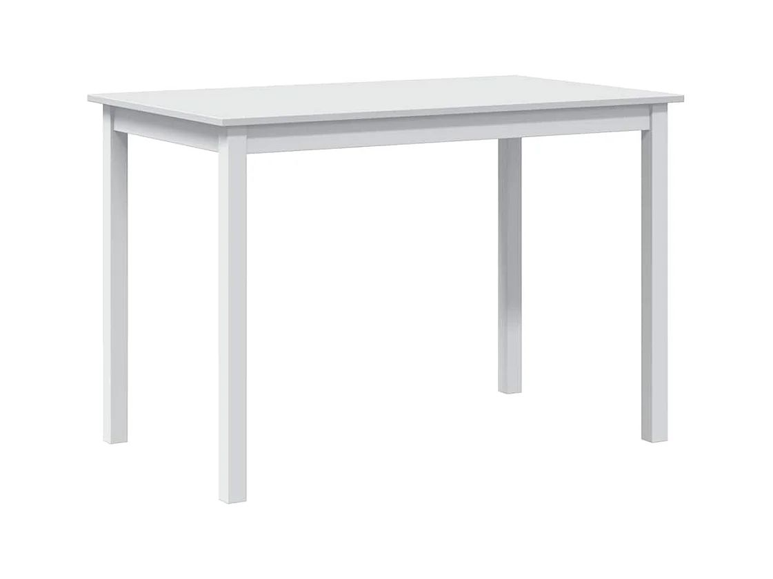 5-delige eetkamerset wit