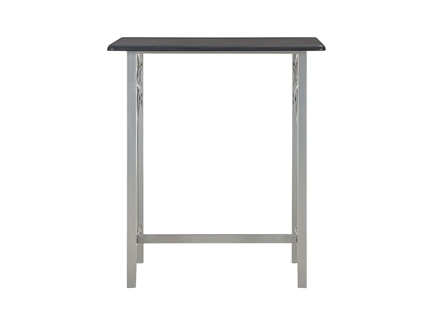 Juego de barra de 3 piezas, madera y acero negro