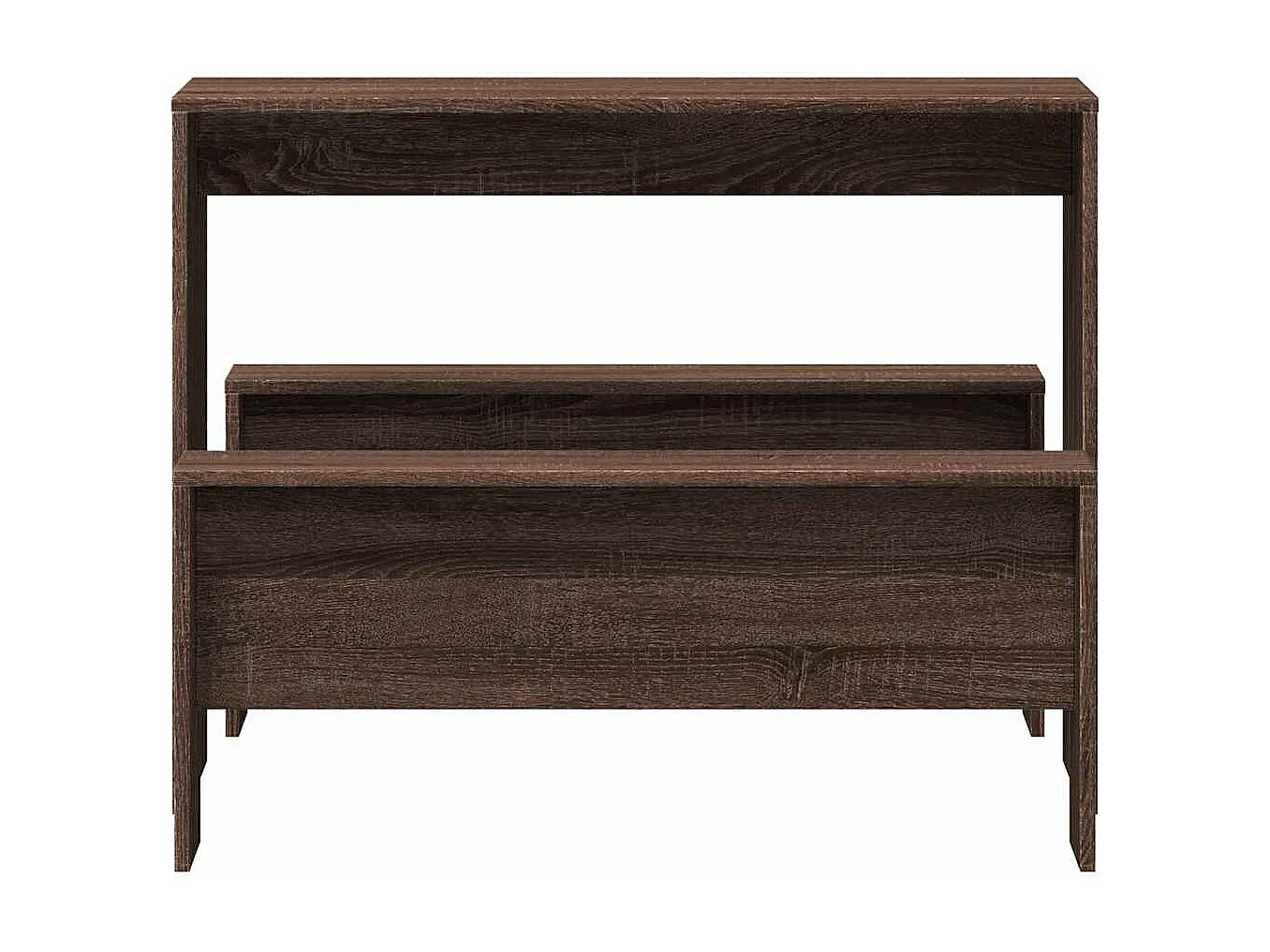 Set da pranzo in legno ingegnerizzato composto da 3 pezzi, tavolo e panca