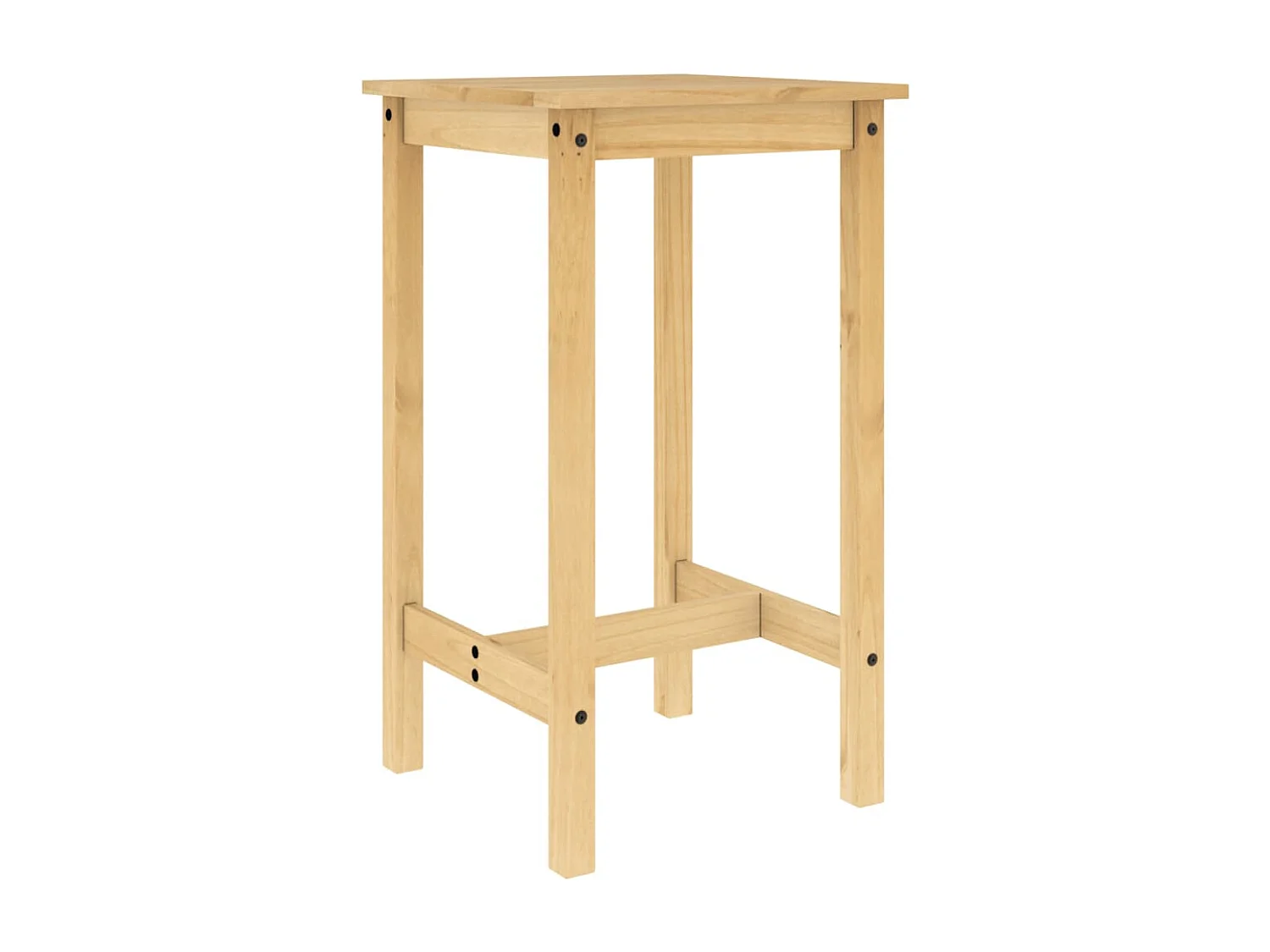 Set da bar da 5 pezzi in legno massello di pino