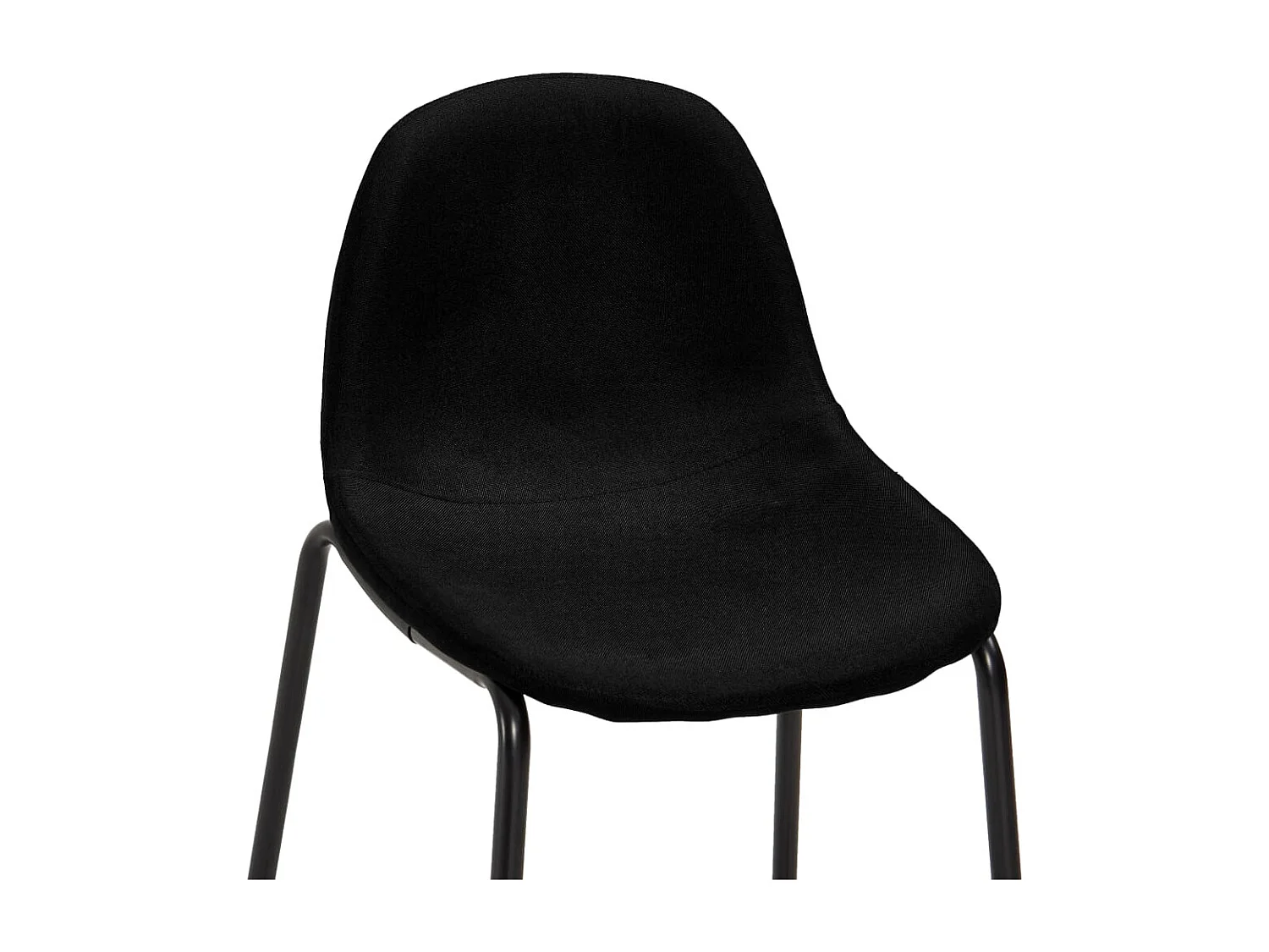 Juego de bar de 3 piezas en tela negra