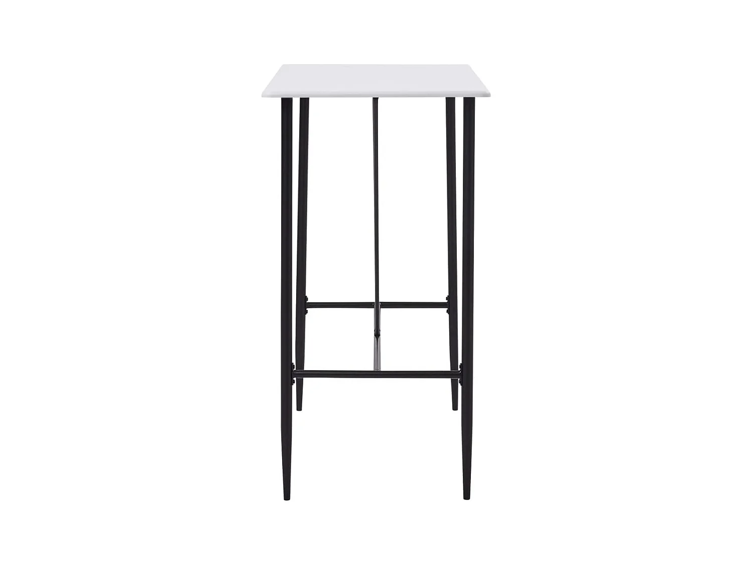 Juego de barra de 5 piezas, plástico negro